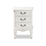 Furniture Gabrielle Victorian 3 Drawers Nightstand