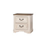 Mayves Moulded Trim 2-Drawer Nightstand
