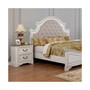Mayves Moulded Trim 2-Drawer Nightstand