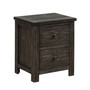 Attawa 2 Drawer Nightstand