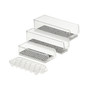 Hexa in Fridge Organizers with 3 Stackable Refrigerator Bins and Egg Storage Tray Set, 4 Piece