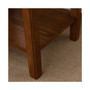 One Drawer Shaker Nightstand, Medium Oak