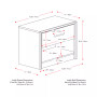 Newport 1 Drawer Nightstand