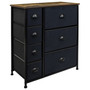 7 Drawer Chest Dresser with Wood Top