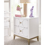 Rachael Ray Chelsea Kids Nightstand with Decorative Lattice