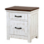 Willow Crest Distressed 3-Drawer Nightstand