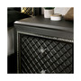 Braylene Glam Diamond-Patterned Nightstand