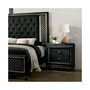 Braylene Glam Diamond-Patterned Nightstand