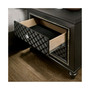 Braylene Glam Diamond-Patterned Nightstand