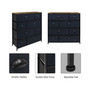 8 Drawer Chest Dresser with Wood Top