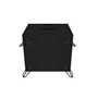 Rockefeller Medium Density Fiberboard 2-Drawer Nightstand