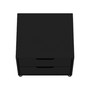 Rockefeller Medium Density Fiberboard 2-Drawer Nightstand