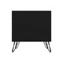 Rockefeller Medium Density Fiberboard 2-Drawer Nightstand