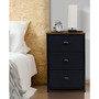 3 Drawer Chest Dresser with Wood Top