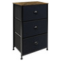 3 Drawer Chest Dresser with Wood Top