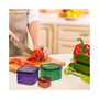 7-Pc. Portion Control Meal Prep Containers