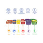 7-Pc. Portion Control Meal Prep Containers