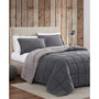 Sherwood Microsuede Grey Down Alternative Comforter Set, Full/Queen