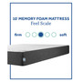 Onyx 10" Memory Foam Medium Mattress- Queen