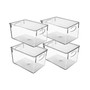 Storage Bin with Lid, Set of 4