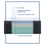 Onyx 10" Memory Foam Medium Mattress- Twin