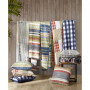 Yakima Valley Stripe Persimmon Reversible 2-Piece Twin Quilt Set