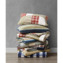 Yakima Valley Stripe Persimmon Reversible 2-Piece Twin Quilt Set