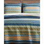 Yakima Valley Stripe Persimmon Reversible 2-Piece Twin Quilt Set