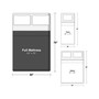 Premium Posturepedic Exuberant II 14" Firm Mattress Set- Full