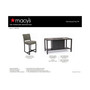 Montreal Outdoor 7-Pc. Chat Set (1 Fire Pit & 6 Counter Stools), Created for Macy's