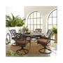Cast Aluminum 60" Round Outdoor Dining Table, Created for Macy's