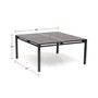 CLOSEOUT! Aluminum 62" Square Outdoor Dining Table, Created for Macy's