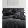Velvet Houndstooth 3 Piece Comforter Set, Full/Queen