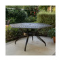 Cayman Traditional Outdoor Cast Hexagonal Dining Table
