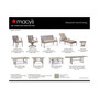 Wayland Aluminum 84" x 42" Rectangle Outdoor Dining Table, Created for Macy's