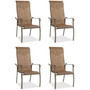 Set of 4 Oasis Aluminum Outdoor Dining Chairs, Created for Macy's