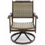 Closeout! Set of 6 Kathan Outdoor Swivel Dining Chairs, Created for Macy's