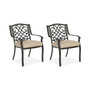 Set of 2 Park Gate Cast Aluminum Outdoor Dining Chairs, Created for Macy's