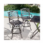 Alfresco Outdoor Cast Barstools, Set of 2