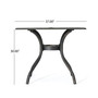Austin Outdoor Cast Square Dining Table