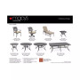Chateau Outdoor Dining Collection, Created for Macy's
