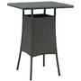Sojourn Small Outdoor Patio Bar Table in Chocolate