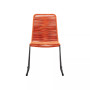 Shasta Outdoor Metal and Rope Stackable Dining Chair, Set of 2