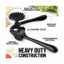Garlic Press with Soft Easy-Squeeze Ergonomic Handle