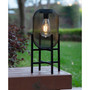 Mesh Solar Powered Outdoor Lantern with Stand, 14.25"