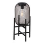 Mesh Solar Powered Outdoor Lantern with Stand, 14.25"