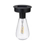 Mesh Solar Powered Outdoor Lantern with Stand, 14.25"