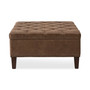 Zakkery Faux Leather Cocktail Ottoman
