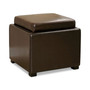 Bartlett Leather Storage Ottoman