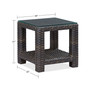 Viewport Wicker 22" Square Outdoor End Table, Created for Macy's